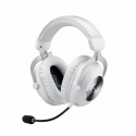 Logitech PRO X - Gaming - headset - full size - LIGHTSPEED - wireless - noise isolating - white