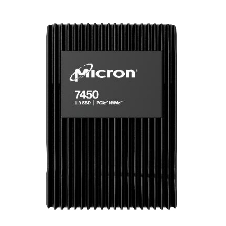 Micron 7450 PRO - SSD - 15.36 TB - internal - 2.5" - U.3 PCIe 4.0 (NVMe) - 0