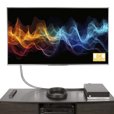 StarTech.com 33ft (10m) VESA-Certified Active DisplayPort 1.4 Cable, DP8K w / HBR3 / HDR10 / MST / DSC 1.2 / HDCP 2.2, 8K 60Hz, 4K 120Hz Video - Active DP 1.4 Cable M / M (DP14A-10M-DP-CABLE) - DisplayPort cable - DisplayPort (M) to DisplayPort (M) - DisplayPort 1.4 - 10 m - 4K support, 8K support, active, Active Copper Cable - black - 4