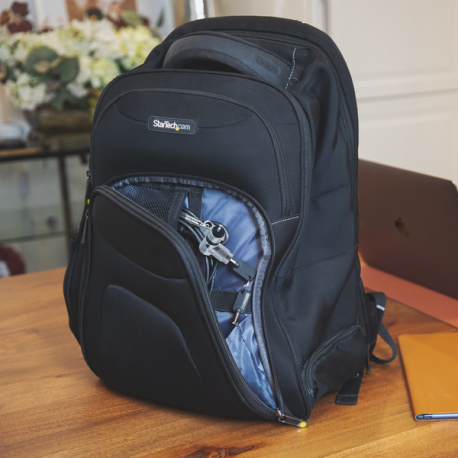 StarTech.com Universal Laptop Lock 6.6ft (2m), Security Cable For Notebook Compatible With Noble Wedge® / Nano / K-Slot; Keyed Locking Cable - Anti-Theft Cut-Resistant Steel Cable (UNIVK-LAPTOP-LOCK) - Security cable lock - black, silver - 2 m - 8