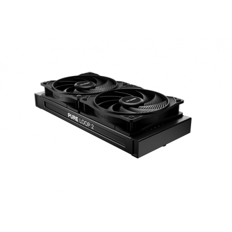 be quiet! Pure Loop 2 - Processor liquid cooling system - Radiator Size: 240 mm - (for: LGA1155, LGA1150, LGA1151, AM4, LGA1200, LGA1700, AM5) - copper - 120 mm - black - 5
