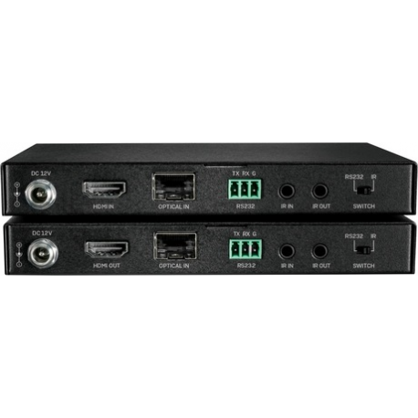 LINDY Fibre Optic HDMI 2.0 18G & IR Extender - Video / audio extender - HDMI - up to 300 m - 0
