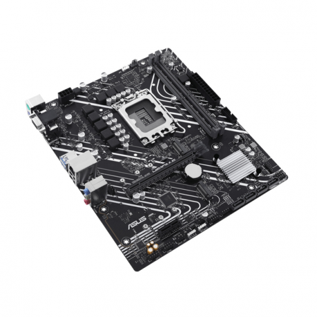 ASUS PRIME H610M-E-CSM - Motherboard - micro ATX - LGA1700 Socket - H610 Chipset - USB 3.2 Gen 1 - Gigabit LAN - onboard graphics (CPU required) - HD Audio (8-channel) - 6