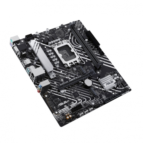 ASUS PRIME H610M-A-CSM - Motherboard - micro ATX - LGA1700 Socket - H610 Chipset - USB 3.2 Gen 1, USB 3.2 Gen 2 - Gigabit LAN - onboard graphics (CPU required) - HD Audio (8-channel) - 3