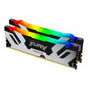 Kingston FURY Renegade RGB - DDR5 - kit - 96 GB: 2 x 48 GB - DIMM 288-pin - 6400 MHz / PC5-51200 - CL32 - 1.4 V - unbuffered - on-die ECC - black & silver