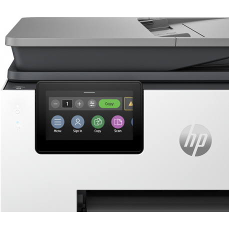 HP Officejet Pro 9130b All-in-One - Multifunction printer - colour - ink-jet - Legal (216 x 356 mm) (original) - A4 / Legal (media) - up to 23 ppm (copying) - up to 25 ppm (printing) - 250 sheets - 33.6 Kbps - USB 2.0, LAN, USB host, Wi-Fi(ac) - 14