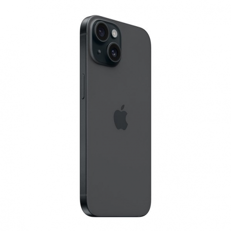 Apple iPhone 15 - 5G smartphone - dual-SIM  /  Internal Memory 128 GB - OLED display - 6.1" - 2556 x 1179 pixels - 2x rear cameras 48 MP, 12 MP - front camera 12 MP - black - 2