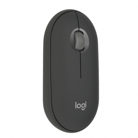 Logitech Pebble 2 M350s - Mouse - optical - 3 buttons - wireless - Bluetooth 5.2 LE - tonal graphite - 0