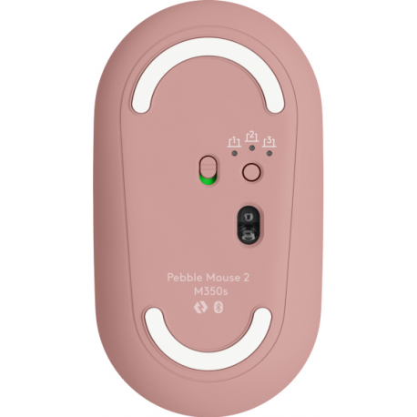 Logitech Pebble 2 Combo - Keyboard and mouse set - wireless - Bluetooth LE - QWERTZ - German - tonal rose - 3