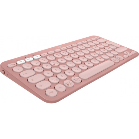 Logitech Pebble 2 Combo - Keyboard and mouse set - wireless - Bluetooth LE - QWERTZ - German - tonal rose - 5