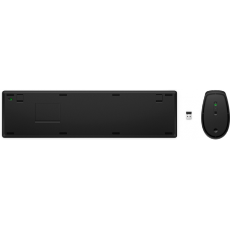 HP 655 - Keyboard and mouse set - wireless - 2.4 GHz - Spanish - black - for Pro x360 Fortis 11 G9 Notebook; ProBook 445 G9 Notebook - 11