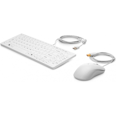HP - Healthcare - keyboard and mouse set - with scroll wheel - USB - for HP Z1 G8; EliteDesk 80X G6, 80X G8; EliteOne 800 G8; Engage One Pro; ProDesk 40X G6 - 0