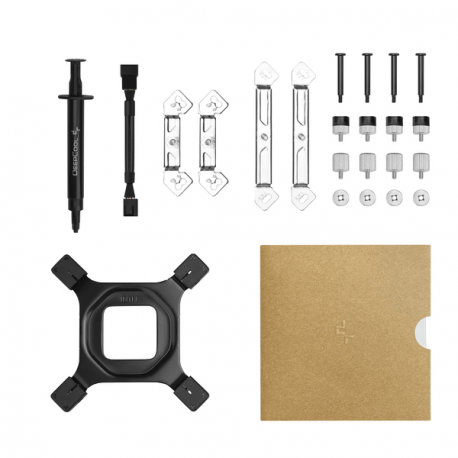 Deepcool AN600 - Processor cooler - (for: LGA1155, LGA1150, LGA1151, AM4, LGA1200, LGA1700, AM5) - aluminium - 120 mm - 1