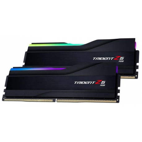G.Skill Trident Z5 RGB - DDR5 - kit - 64 GB: 2 x 32 GB - DIMM 288-pin - 6800 MHz / PC5-54400 - CL34 - 1.4 V - unbuffered - on-die ECC - matte black - 0