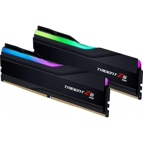G.Skill Trident Z5 RGB - DDR5 - kit - 64 GB: 2 x 32 GB - DIMM 288-pin - 6800 MHz / PC5-54400 - CL34 - 1.4 V - unbuffered - on-die ECC - matte black - 1