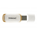 Intenso Green Line - USB flash drive - 128 GB - USB 3.2 Gen 1 - brown, beige