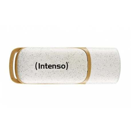 Intenso Green Line - USB flash drive - 128 GB - USB 3.2 Gen 1 - brown, beige - 2