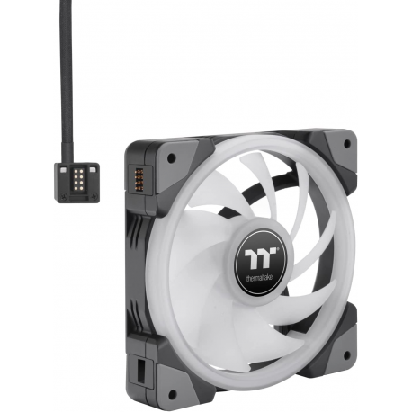 Thermaltake SWAFAN EX14 RGB - Premium Edition - case fan - 140 mm - black (pack of 3) - 6
