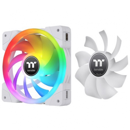 Thermaltake SWAFAN EX12 RGB - Premium Edition - case fan - 120 mm - white (pack of 3) - 1