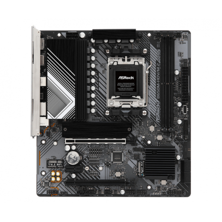 ASRock B650M-HDV / M.2 - Motherboard - micro ATX - Socket AM5 - AMD B650 Chipset - USB 3.2 Gen 1, USB-C 3.2 Gen2, USB-C 3.2 Gen 1 - 2.5 Gigabit LAN - onboard graphics (CPU required) - HD Audio (8-channel) - 0