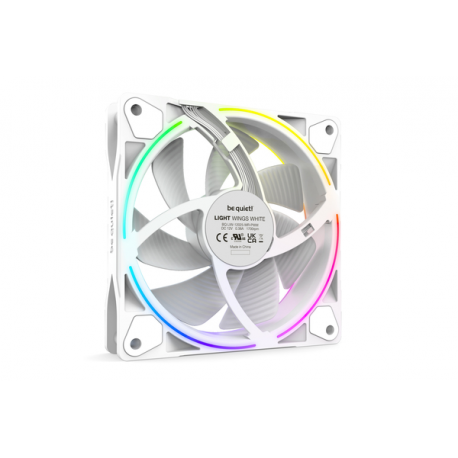 be quiet! Light Wings - Case fan - PWM - 120 mm - white (pack of 3) - 6