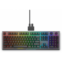 Alienware Tri-Mode AW920K - Keyboard - AlienFX per-key RGB / 16.8 million colours - wireless - USB, 2.4 GHz, Bluetooth 5.1 - QWERTY - US English - key switch: CHERRY MX Red - Dark Side of the Moon