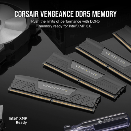 CORSAIR Vengeance - DDR5 - kit - 96 GB: 2 x 48 GB - DIMM 288-pin - 6600 MHz / PC5-52800 - CL32 - 1.4 V - black - 3