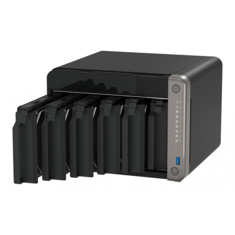 QNAP TS-AI642 - NAS server - 6 bays - SATA 6Gb / s - RAID RAID 0, 1, 5, 6, 10, 50, JBOD - RAM 8 GB - Gigabit Ethernet / 2.5 Gigabit Ethernet - iSCSI support - 3