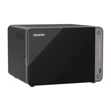 QNAP TS-AI642 - NAS server - 6 bays - SATA 6Gb / s - RAID RAID 0, 1, 5, 6, 10, 50, JBOD - RAM 8 GB - Gigabit Ethernet / 2.5 Gigabit Ethernet - iSCSI support - 5