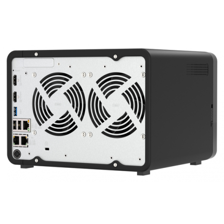 QNAP TS-AI642 - NAS server - 6 bays - SATA 6Gb / s - RAID RAID 0, 1, 5, 6, 10, 50, JBOD - RAM 8 GB - Gigabit Ethernet / 2.5 Gigabit Ethernet - iSCSI support - 9