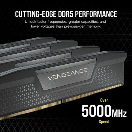 CORSAIR Vengeance - DDR5 - kit - 32 GB: 2 x 16 GB - DIMM 288-pin - 7000 MHz / PC5-56000 - CL40 - 1.4 V - black - 11