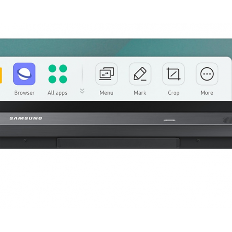 Samsung Interactive Display WA65C - 65" Diagonal Class WAC Series LED-backlit LCD display - education  /  business - with touchscreen (multi touch) - Android - 4K UHD (2160p) 3840 x 2160 - 18