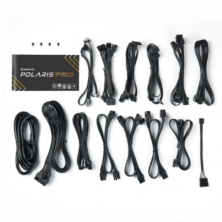 Chieftec Polaris Pro Series 1300W - Power supply (internal) - ATX12V 3.0 /  EPS12V - 80 PLUS Gold - AC 100-240 V - 1300 Watt - active PFC - 7
