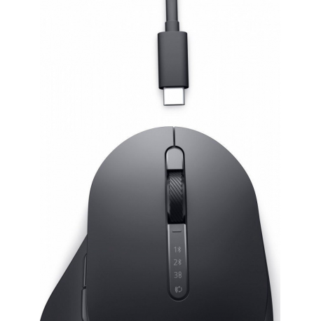 Dell Premier MS900 - Mouse - 7 buttons - wireless - 2.4 GHz, Bluetooth 5.1 - USB wireless receiver - graphite - with 3 years Advanced Exchange Service - 4