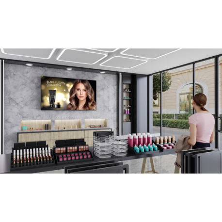 Sony Bravia Professional Displays FW-55BZ40L - 55" Diagonal Class BZ40L Series LED-backlit LCD display - digital signage - Android TV - 4K UHD (2160p) 3840 x 2160 - HDR - Direct LED - 6