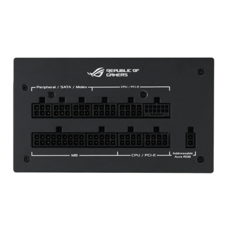 ASUS ROG Strix - Aura Edition - power supply (internal) - ATX12V 3.0 / EPS12V - 80 PLUS Gold - AC 100-240 V - 1200 Watt - 9