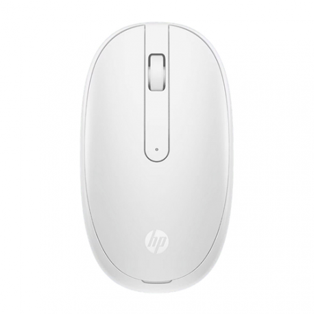 HP 240 - Mouse - right and left-handed - optical - 3 buttons - wireless - Bluetooth 5.1 - lunar white - 0