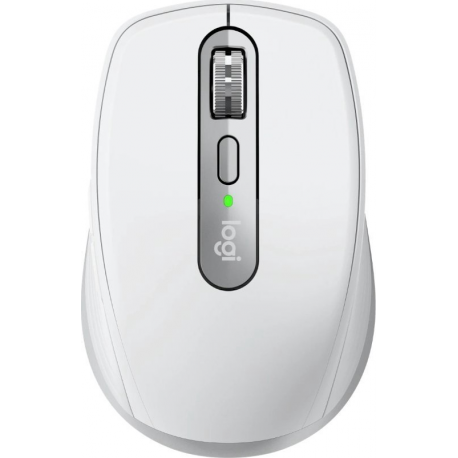 Logitech MX Anywhere 3S - Mouse - optical - 6 buttons - wireless - Bluetooth - Logitech Logi Bolt USB receiver - pale grey - 48