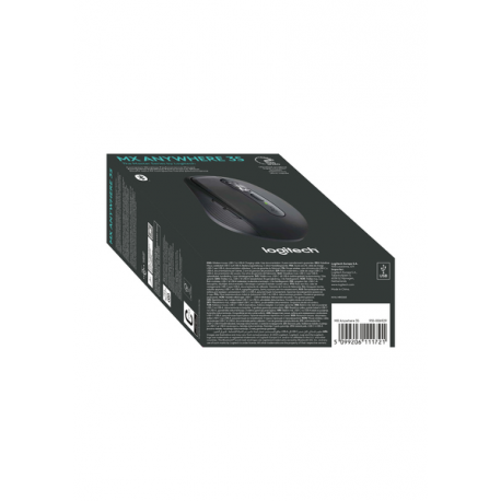 Logitech MX Anywhere 3S - Mouse - optical - 6 buttons - wireless - Bluetooth - Logitech Logi Bolt USB receiver - graphite - 11