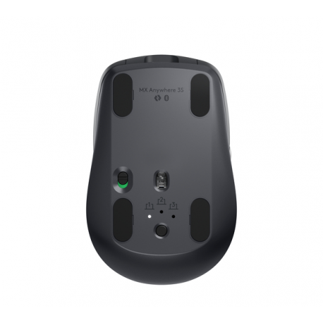 Logitech MX Anywhere 3S - Mouse - optical - 6 buttons - wireless - Bluetooth - Logitech Logi Bolt USB receiver - graphite - 20