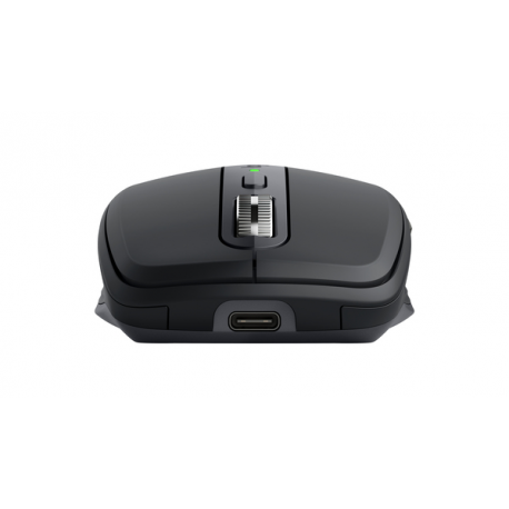 Logitech MX Anywhere 3S - Mouse - optical - 6 buttons - wireless - Bluetooth - Logitech Logi Bolt USB receiver - graphite - 25