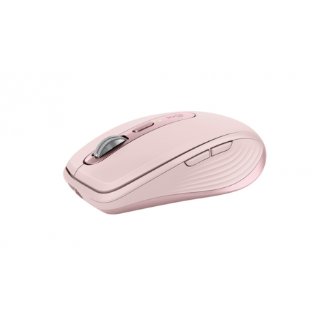 Logitech MX Anywhere 3S - Mouse - optical - 6 buttons - wireless - Bluetooth - Logitech Logi Bolt USB receiver - rose - 0
