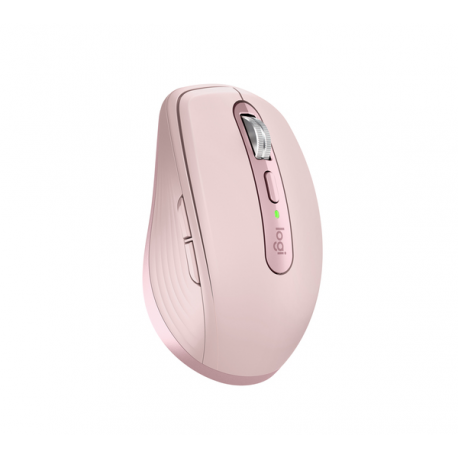 Logitech MX Anywhere 3S - Mouse - optical - 6 buttons - wireless - Bluetooth - Logitech Logi Bolt USB receiver - rose - 10