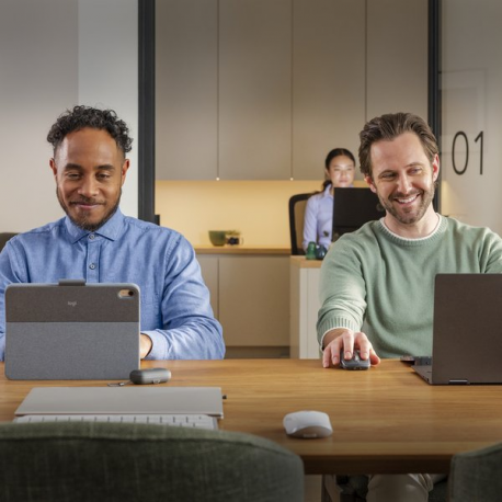 Logitech MX Anywhere 3S - Mouse - optical - 6 buttons - wireless - Bluetooth - Logitech Logi Bolt USB receiver - rose - 27