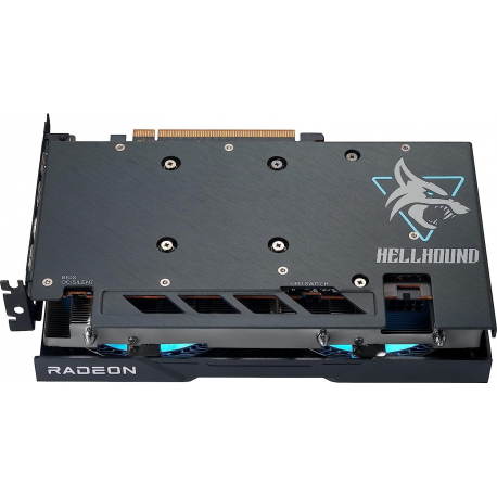 PowerColor Hellhound Radeon RX 7600 - Graphics card - Radeon RX 7600 - 8 GB GDDR6 - PCIe 4.0 - HDMI, 3 x DisplayPort - black - 5