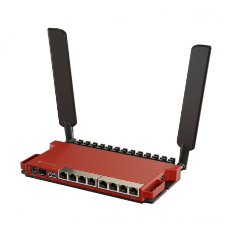 MikroTik L009 Series L009UIGS-2HAXD-IN - Router - 9-port switch - GigE, 2.5 GigE - 2.4 GHz - 2