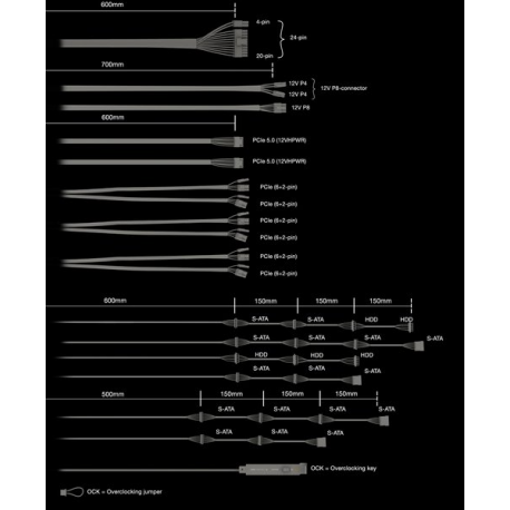 be quiet! Dark Power Pro 13 1600W - Power supply (internal) - ATX12V 3.0 / EPS12V 2.92 - 80 PLUS Titanium - AC 115-240 V - 1600 Watt - active PFC - Europe - black - 3