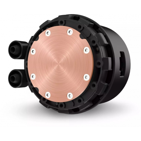 NZXT Kraken 280 - Processor liquid cooling system - with LCD display - (for: AM4, TR4, sTRX4, LGA1200, LGA1700, AM5, LGA115x Socket) - copper - 140 mm - matte black - 7