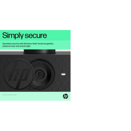 HP 625 - Webcam - tilt - colour - 4 MP - 1920 x 1080 - audio - USB 3.0 - 5