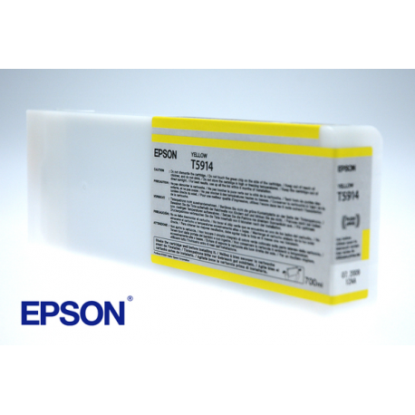 Epson T5914 - 700 ml - yellow - original - ink cartridge - for Stylus Pro 11880, Pro 11880 AGFA, Pro 11880 Xerox - 0